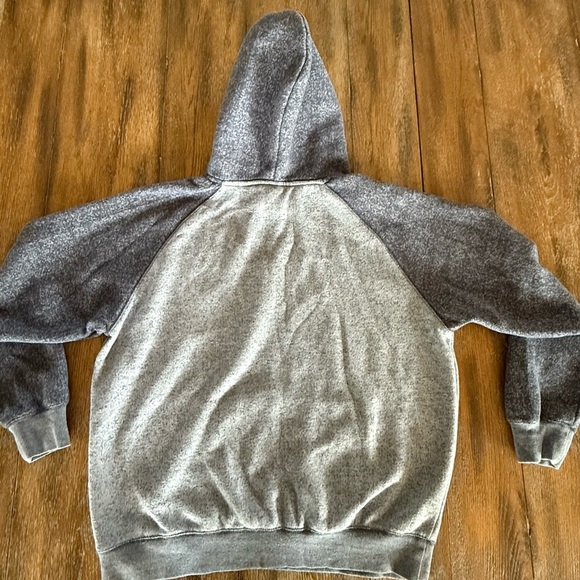 Volcom Blue Two Toned Hooded Men’s Sweatshirt Size L - Picture 2 of 10